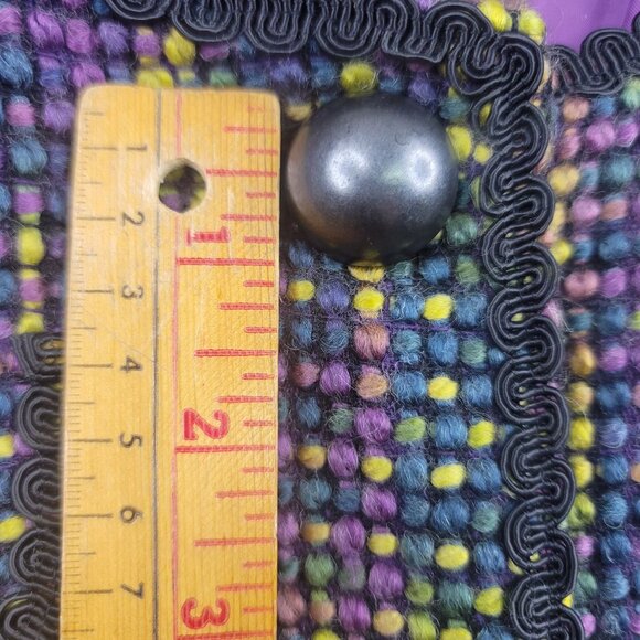 Multiples Women Tweed Button-Up Jacket Multi-Color Size M Acrylic Wool Blend New - Picture 13 of 13